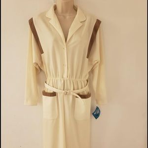 Vintage Long Sleeve Cream Dress “Willi of California”